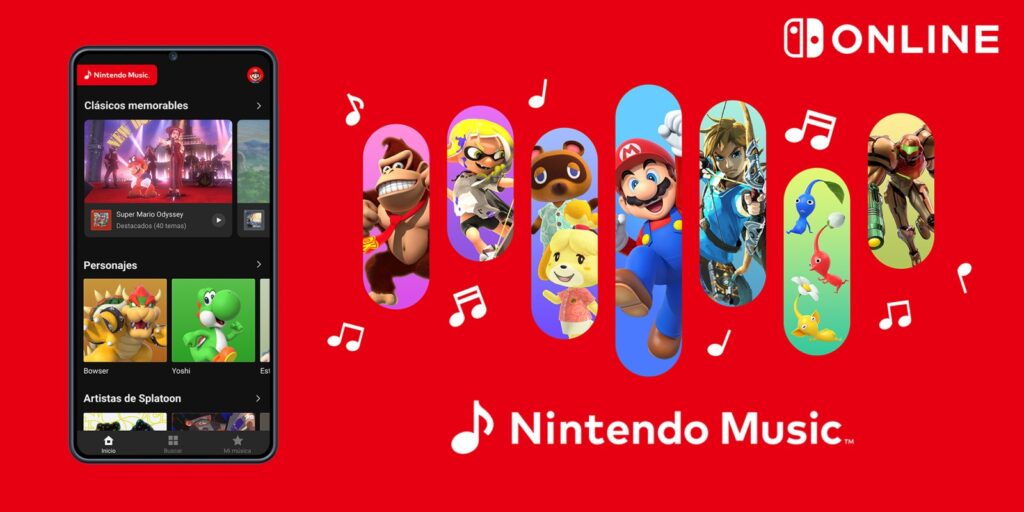 Nintendo Music amplia su catálogo musical