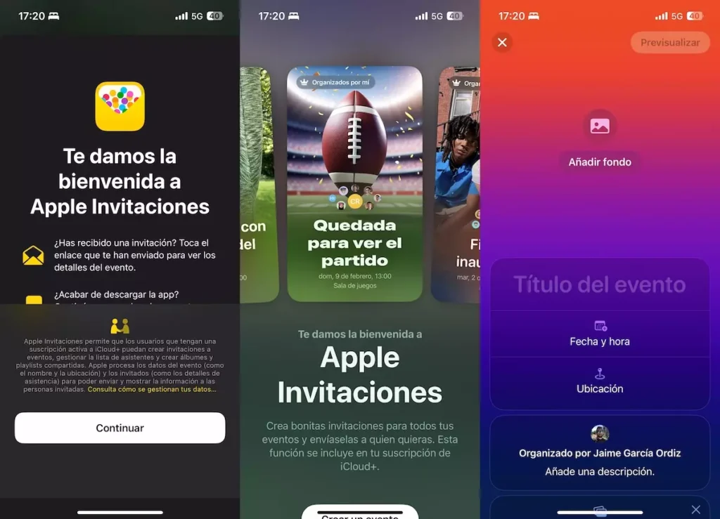 Apple lanza una nueva app oficial: Apple Invitaciones