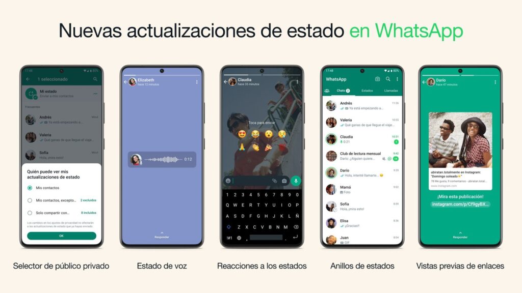 WhatsApp permitirá bloquear capturas de pantalla en “Estados”