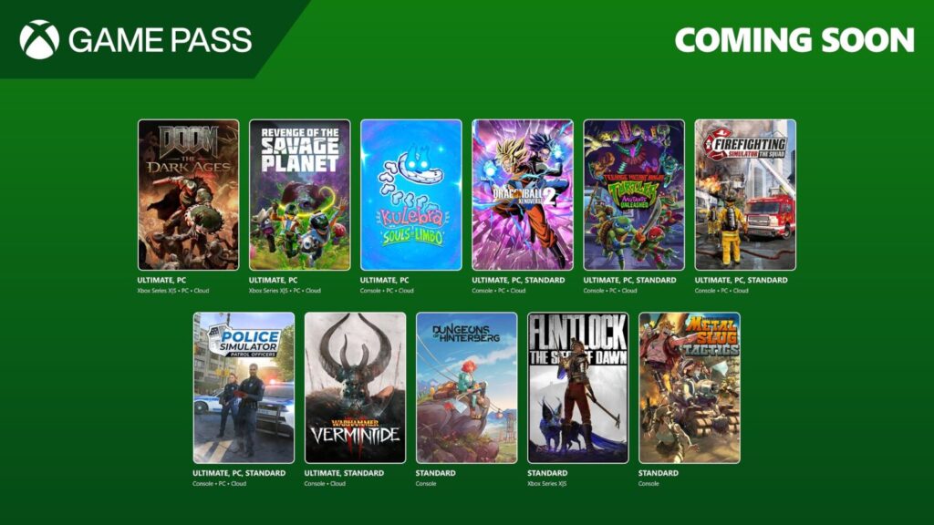 Checa los juegos de Mayo en Xbox Game Pass