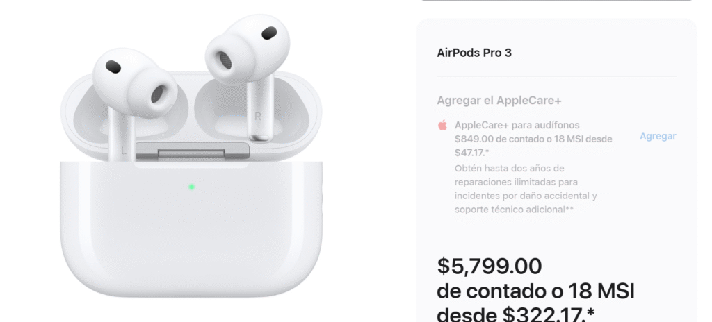Airpods Pro 3, son una realidad con nuevo tecnología